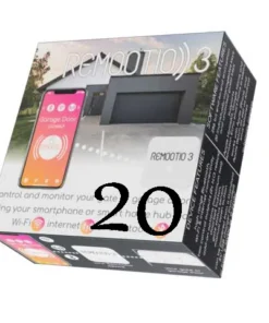 Remootio Wifi Kapunyitó 2 kapura - 20 felhasználós
