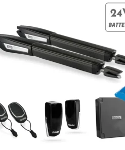 Motorline JAG 600 - 24V Szárnyaskapu nyitó szett - akkumulátorral