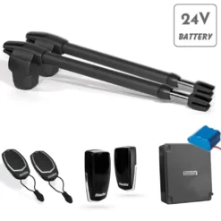 Motorline Lince 300 - 24V - Kétszárnyú kapunyitó szett - akkumulátorral