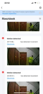 Digitális ajtókitekintő Kamera WIFI - Image 13