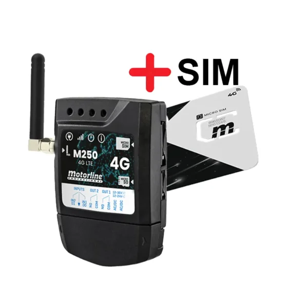 Motorline M250 WIFI - GSM Kapunyitó modul + SIM KÁRTYA